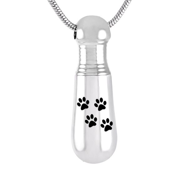 Étanche batte de Baseball crémation bijoux Femmes Pendentif Souvenir Cadeaux Pet Chien / Chat Memorial urne Collier Pour cendres