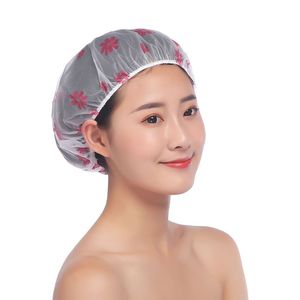 Bonnets de douche imperméables pour salle de bain épaissir élastique chapeau de bain bonnet de bain pour femmes Salon de coiffure fournitures de salle de bain