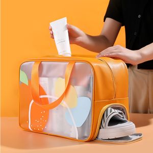 Bolsas deportivas de playa impermeables para la piscina de agua transparente natación seca traje de baño de traje de almacenamiento bolso de calzado para mujeres Turismo de trekking