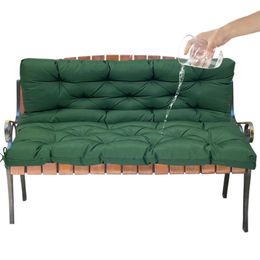 Coussins de banc imperméables pour meubles d'extérieur du dossier de balançais de jardin épais coussin de remplacement de 23 places 240508