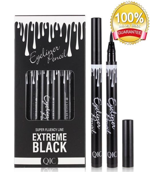 Crayon eye-liner liquide noir étanche à grands yeux de maquillage pour le stylo œil long allastant maquillage en douceur le chat sec rapide outil cosmétique B5447278