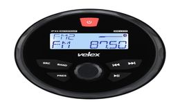 Waterdichte Bluetooth Marine Digital Media Stereo -ontvanger met MP3 -speler AM FM Radio en USB voor het streamen van muziek op boten Golf 21473622