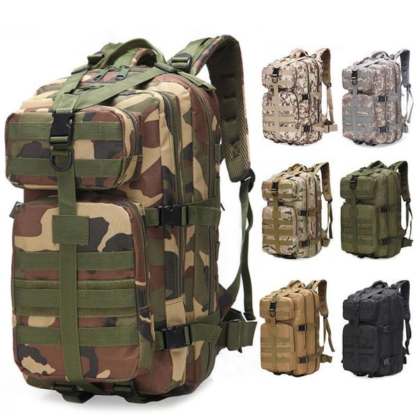 Étanche Camo Tactique Sac À Dos Militaire Armée Randonnée Camping Voyage Sac À Dos Sports de Plein Air Escalade Sac Sacs