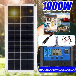 Kit de panneau solaire de voiture étanche 30W 100W 300W 12V USB panneau solaire de charge avec contrôleur pour bateau marin RV