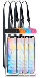 Case étanche, sac de téléphone imperméable universel sac sec pour iPhone XS Max XS XR X 8 Galaxy S9 S9P S8 Remarque 9 HTC jusqu'à 65 I3824094