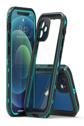 Étuis étanches pour iphone 13 11 12 XS Max X 8 7 Plus Samsung Galaxy S20 Note 20, résistant aux chocs, chargeur sans fil 1688255
