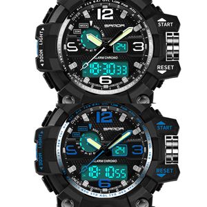 Waterdichte casual sport horloges voor mannen mode heren jongen lcd digitale stopwatch date rubberen polshorloge relogio masculino x0524