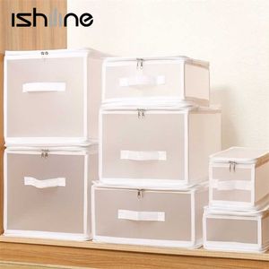 Waterdichte Closet Organizer voor Kleding Opbergdoos Gescheiden Ondergoed Case Bra Sokken Sjaaltas 211102