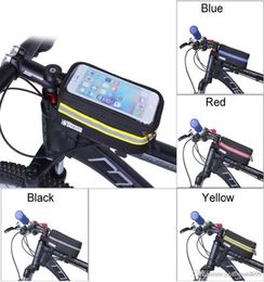 Waterdichte fietsfiets fietstassen frame voorbuiszakken voor mobiele telefoonhouder voor MTB Bike Touch SN HXL3002942