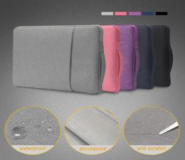 Étui en Denim imperméable pour ordinateur portable, sac à main à fermeture éclair pour ordinateur portable 11 12 13 15 pouces Macbook Air Pro Dell tablette 5058057