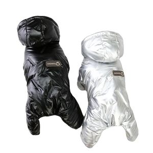 Vêtements imperméables pour chiens vêtements d'hiver Ovrall veste coupe-vent extérieur léger manteau pour animaux de compagnie pour petites moyennes grandes tenues chaudes