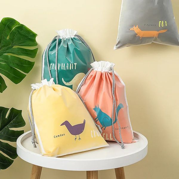 Bolsa de doble capa impermeable Bolsa Drawstring Drawstring Buggy Baggy Baggy Catswer Bajo Espada Almacenamiento de ropa sucia