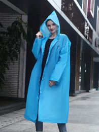Poncho de lluvia impermeable con capucha y cordón para adultos: ropa impermeable reutilizable y portátil para exteriores