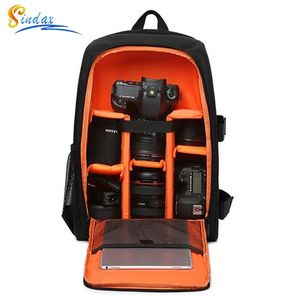 Waterdichte DSLR Backpack Video Digitale cameratas Multifunctionele outdoor po Case voor lens 240418