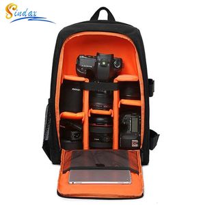 Sac à dos étanche DSLR vidéo numérique DSLR sac pour appareil photo multifonctionnel extérieur caméra Po sac étui pour Canon DSLR objectif 240104