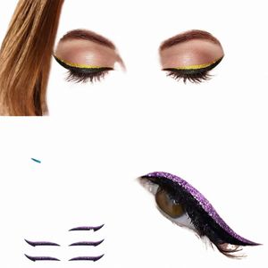 Autocollant Eyeliner imperméable Set 6 paires réutilisables double ligne de paupière Sticke maquillage des yeux auto-adhésif paupière Sticke outils de beauté i1Hm #