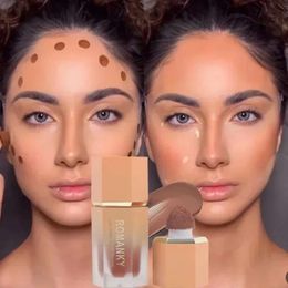 Face imperméable Liquide Contour Correcteur Bronzer Stick Stick Natural Foundation Matte Cosmetics de beauté de surligneur durable