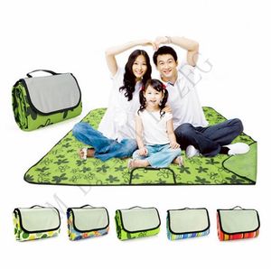 Estera plegable impermeable para acampar al aire libre, 150*150 cm/150*180 cm/150*200 cm, estera de Picnic ancha, manta de playa a cuadros, toalla de turista multijugador para bebés