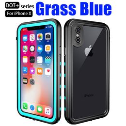 Coque étanche RedPepper pour IPhone, compatible modèles 12, 11 Pro Max, XS, XR, armure arrière transparente, plongée sous-marine, natation, Sport de plein air