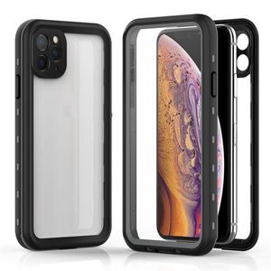 Redpepper Plastic Waterdichte Telefoon Gevallen voor iPhone 12 Pro Max Mini Schokbestendig 360 Volledige Beschermende IP68 TPU Snowproof Swimming Transparent Back Cover