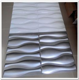 Waterdichte muurpanelen van hoge kwaliteit Creativiteit Decoratieve plastic 3D -wandpanelen voor woonkamer PVC 3D Wall Board 5050 cm 4pcs PE7932792