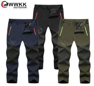 Pantalones de senderismo impermeables hombres Softshell Fishing Camping Climb Tactical Tactical Summer Invierno al aire libre Breathing Author4368482