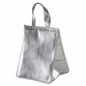 Sac à sacs isolés imperméable sac insusine pliant pique-nique portable pack de glace aliment thermique sac de nourriture pizza x6yx #