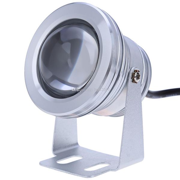 Luz subacuática LED 10W DC 12V Impermeable IP68 Piscina Proyector sumergible Estanque Luz LED Blanco / Blanco cálido