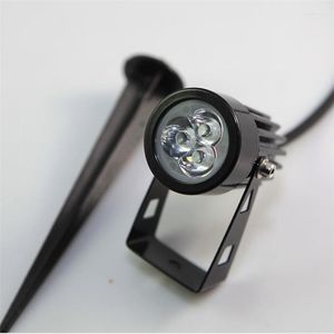 Waterdichte IP68 LED Ondergrondse Licht 9W Spot 3x3W Outdoor Tuin Spike Landschap Verlichting Gazon Lampen 10PCS