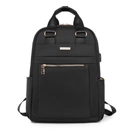 Sac à dos étanche pour ordinateur portable, protection antivol, sac de voyage pour ordinateur portable 13 14 15.6 pouces, étui pour Macbook Air Pro, chargeur USB pour femmes