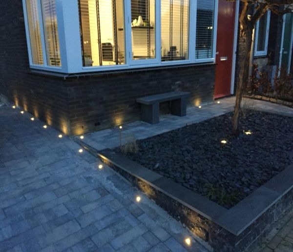 Luz de cubierta LED a prueba de agua 12 V Lámparas de piso subterráneas LED Escaleras de patio Escalones Foco LED subterráneo Foco empotrado LED Alu5932522