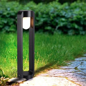 Waterdicht LED LAWN LAMP MET INSTERT Stakes Outdoor Garden Route Pilaar Licht Vloerweg Buiten Bollard Bollard