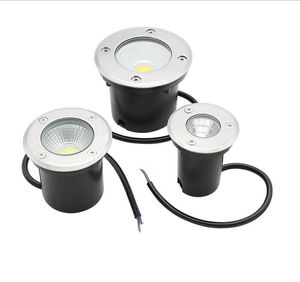 Waterdichte LED Light Garden Ondergrondse lampen 3W 5W 7W9W DC12V IP68 Buiten begraven Tuinpad Spot Inbouw Lnground Lighting 85-265V