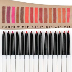 Waterdicht, langdurig Matte Lip Pencil accepteert een op maat gemaakt logo White Lipliner Pen