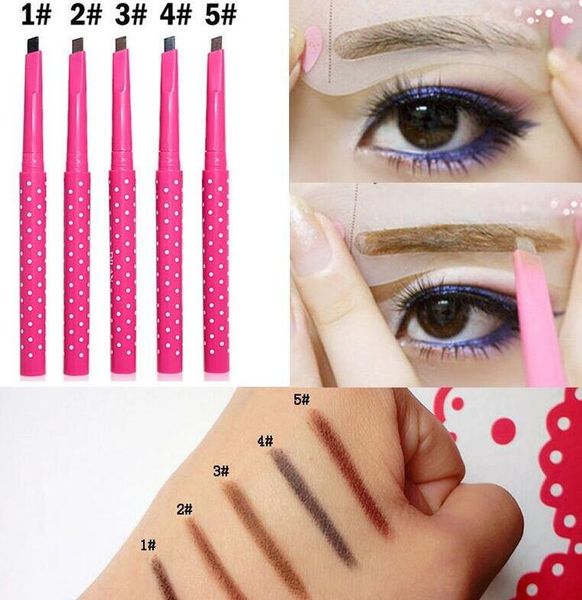 Crayon à sourcils permanent imperméable et durable Eye Brow Liner Poudre eye-liner ombre rehausseur de sourcils Outils de maquillage accessoires
