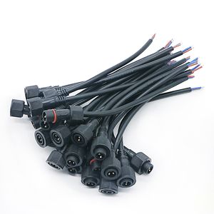 Conector macho a hembra impermeable con cable IP66 para módulos LED Tira LED 2 pines 3 pines 4 pines 5 pines