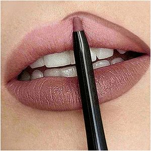 Crayon à lèvres mat imperméable à l'eau sexy rouge contour teinte rouge à lèvres durable tasse antiadhésive hydratant lèvres maquillage cosmétique 12 couleurs A253
