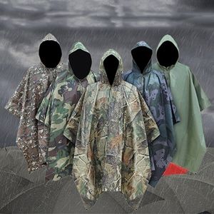 Imperméable militaire imperméable camouflage imperméable manteau de pluie hommes femmes imperméable auvent de la pluie moto pluie poncho 201202