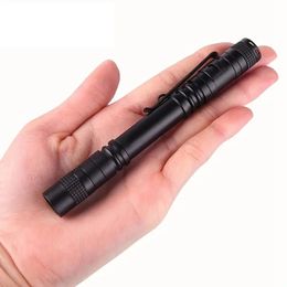 Waterproof Mini LED Flashlight for Camping and Emergencies - Portable Pen Light with XPE Technology and 1/2*AAA Battery