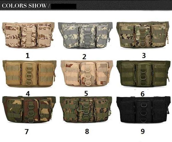 Imperméable Molle militaire hommes tactique taille sac Sports de plein air randonnée chasse équitation armée téléphone pochette sacs escalade ceinture hanche Pack Oxford taille