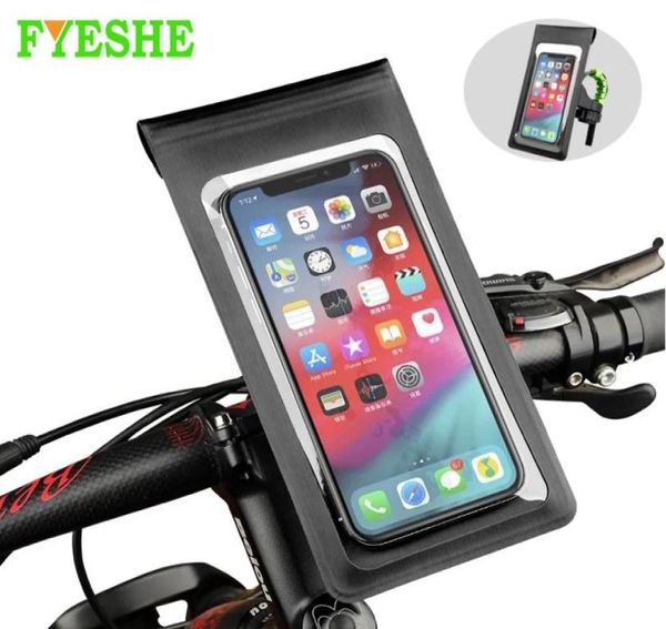 Étanche moto vélo Mobile Support pour téléphone support pour téléphone cellule Support étui vélo montage pochette sac 2204116488960
