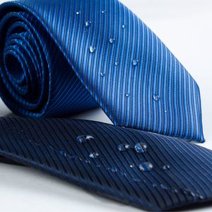 Cravates imperméables pour hommes, 16 couleurs, 145x8cm, à rayures, pour loisirs, flèche, slim, couleur unie, gratuit FedEx TNT