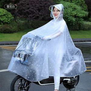 Impermeable de nylon impermeable mujeres de plástico transparente damas con capucha impermeable con estilo portátil Regenjacke Nylon traje de lluvia JJ60YY 201016