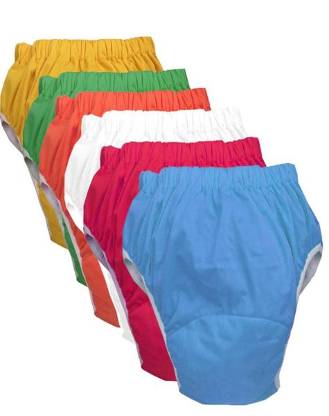 Niños mayores impermeables Cubierta de pañales para el pañal de tela para adultos pañales para adultos lavables Knickers Incontinence Briefs ABDL LJ206044523