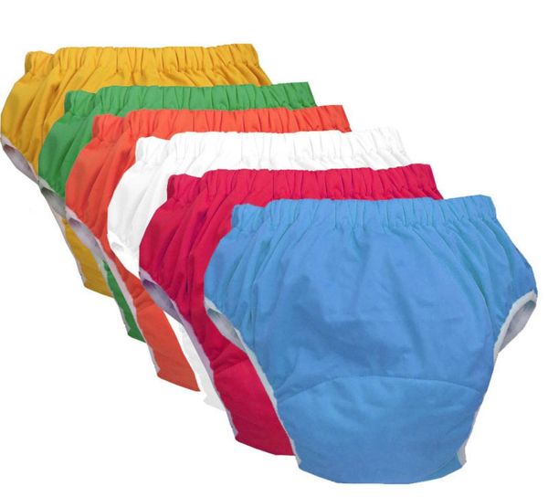 Imperméable à l'eau Enfants plus âgés Couche-culotte en tissu pour adultes sous-vêtements Couches lavables couches pour adultes culottes slips d'incontinence ABDL LJ208276326