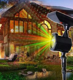Waterdichte buiten kerstlampen Laser Solar Power Star Light Projector LED LAWN LICITEN Vakantie trouwfeest Decoratie 318146311