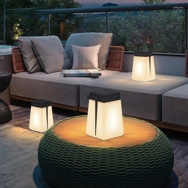 Étanche extérieur paysage pelouse lampe E27 LED ampoule blanc chaud Villa extérieur jardin cour décoration lumière panneau solaire