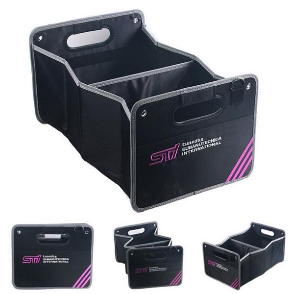 Caja organizadora plegable de tela Oxford resistente al agua para JDM Subaru WRX STi BRZ Impreza Cars258l