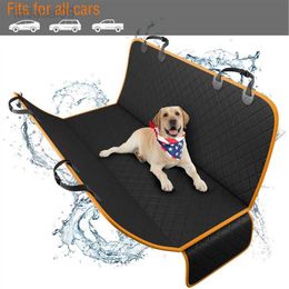 Impermeable Pet Dog Cat Trunk Cover Mats Hamaca para perros Travel Car Rear Back Seat Safety Pad HKD230706