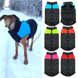 Colete à prova d'água para cachorro de estimação, jaqueta chihuahua, roupas quentes para cães de inverno, casaco para cães pequenos, médios e grandes, 4 cores S-5XL253o